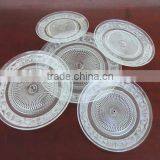 Set 5 Blue Color Colored Glass Bowl Plate for Fruit or Spice Table Decoration thumbnail-4