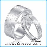 Wholesale stainless steel jewelry couple rings for valentines day