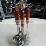 Hot Sale High Quality 7pcs Stainless Steel Kitchen Tools With Wooden Handle thumbnail-1