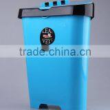 Rubbish Bin Household Garbage Can With Cover/Triangular Plastic Trash Can thumbnail-1
