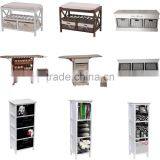 Kitchen Wall Hanging Cabinet Shelf With 3 Colorful Drawers thumbnail-5