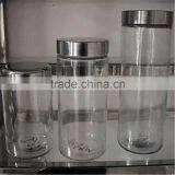 Food Use and Eco-Friendly/Folding/Stocked Feature Glass Jar With Glass Lid