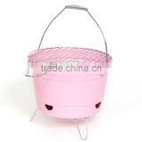Portable Bucket Charcoal Bbq Grill Metal thumbnail-5