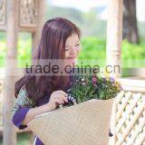 Women Straw Handbag/market Bag, Natural Color thumbnail-1