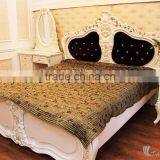 Hand Embroidered Blanket and Pillowcases Made From 100% Natural Silk in Vietnam, Warm and Breathable thumbnail-3