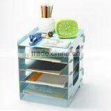 Cosmetics Storage Box Wooden Folder Storage Box /DIY Storage Rack/letter Storage Rack thumbnail-5
