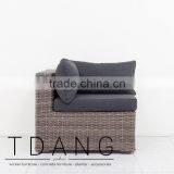 Helena Outdoor Corner Bench - Vietnam Wicker Furniture - Poly Resin Furniture thumbnail-2