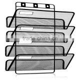 2017 Wholesale 4-Pocket Hanging Wall File Organizer, Folder Holder + Mounting Hardware + Labels thumbnail-2