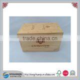 Hand Made Vintage Wooden Wine Crate Wholesale,wooden Wine Boxes for Sale thumbnail-2