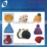 Knitted Cotton Padded Cap thumbnail-1