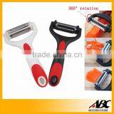 Y-Shape Orange Color Plastic Handle Vegetable Peeler thumbnail-4
