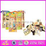 2016 New Design 28 Pieces Kids Educational Toy Wooden Magnetic Puzzles W14J001 thumbnail-6