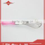 10" Rotating Stainless Steel Manual Wire Egg Beater Kitchen Whisk thumbnail-2