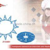 The Eight Diagrams Shaped Silicone Mat, Kitchen Pad, Kitchen Utensil thumbnail-1