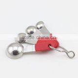 4pcs Stainless Steel Mini Measuring Spoon Sets With Red Handle thumbnail-5