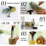 2016 New Hot Stainless Steel Fruit Pineapple Peeler Corer Slicer Cutter thumbnail-4