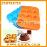 Non-stick Bakeware Silicone Cupcake Egg Tart Mold thumbnail-1