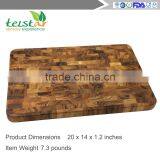 Ironwood Gourmet Large End Grain Prep Station, Acacia Wood, 20-inch by 14-inch thumbnail-2