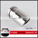 Exhaust Muffler Stainless Tips for Audi A4L
