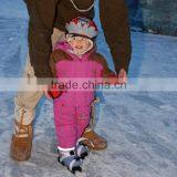 Kids Ice Skate Adjustable Double Runner Ice Skate Beginner Childs Bob Skatestoddlers and Young Children First Skates With Strap thumbnail-3