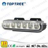 ECE EMC 10-30V 18W 6 Leds Slim Line Red Flash Warning Strobe Light thumbnail-2