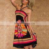 2016 Long Women Black Sexy Chiffon Dress thumbnail-3