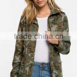 Latest Fashion Girls Classic Camouflage Jacket thumbnail-1