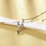 9K Gold Jewelry Diamond Necklace Fashion Necklace For Women thumbnail-3