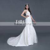 White Color Sleeveless High Quality Fashion Dress for Wedding thumbnail-3