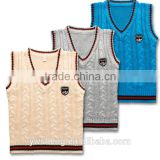 Children sweater knit vest vest waistcoat male child sweater woolen design knitted machine price sleeveless sweater