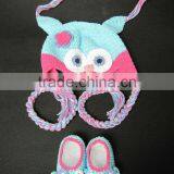 2014 Best Selling Cotton Crochet Animal Baby Hats thumbnail-1