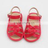 2017 Baby Shoes Plain Color Safe Leather Shoes for Kids Squeaky Shoes thumbnail-6