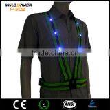 Blue LED Light Reflective hi Visibility Safety Jacket for Construction thumbnail-4