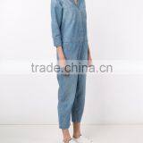 High Quality Durable Baggy Boyftriend Blue Color Overall for Women thumbnail-3