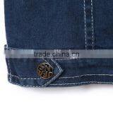 Embroidery Patch Bomber Fancy Denim Children Winter Jeans Jacket thumbnail-3