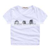 Wholesale Summer Cotton Short Sleeves Boys Kids Round Neck T-shirt thumbnail-3
