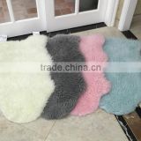 Artificial sheepskin animal shape carpet fur imitation wool mats