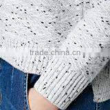 OEM Clothing Manufacturing Knitted Wool Dot Pattern Womens Sweaters With Low Price thumbnail-4