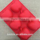 High Quantity Eco-friendly Safty Apple Shape Silicone Chocolate Mould,soap Mold,diy Cake Mould thumbnail-3