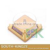 Skid Proof Acrylic Plate Rotating Black,Silver,Gold Chrome Sunshine Power Display Case thumbnail-6