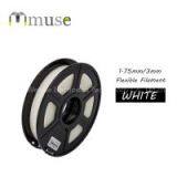 White 0.5kg 1.75mm 3D Printing Filament Fexible Filament