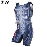 Sublimated Wrestling Singlets Wholesale thumbnail-5