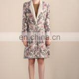 Glorious Design Floral Prints Sheepskin Fur Garment Top Quality Sheep Fur Jacket Ladies Long Fur Dress thumbnail-5