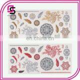 Color Body Jewelry Tattoos Colorful Golden Metallic Tattoos Hot Selling Temporary Jewelry Tattoos thumbnail-1
