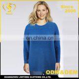 Plus Size Designs Elegant Navy Lace Tops Blouses Women 2017 thumbnail-1