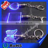 New Style LED Printed Acrylic Keychin For Sell