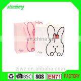 2015 Cheap Rabbit Pattern Papers Handle Bag With Paper String