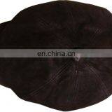 Genuine Leather Mens Ivy Hat Golf Driving Ascot Flat Cabbie Newsboy thumbnail-6