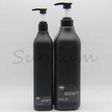 500ml 1000ml Matte Black Square PET Plastic Shampoo and Boay Wash Bottle thumbnail-5