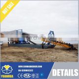 chinese bucket chain gold dredger machne 80-100 m3/h output